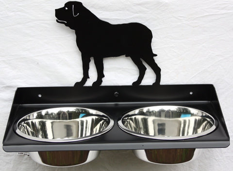 Elevated Dog Feeder for Mastiff. Wall Mount Design Image 1