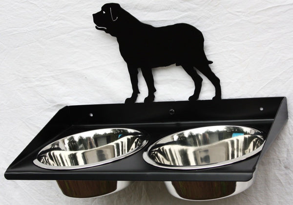 Elevated Dog Feeder for Mastiff. Wall Mount Design Image 2