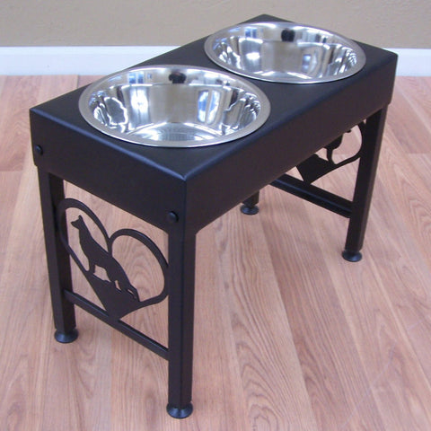 Elevated Dog Feeder Raised Bowls for German Shepherd Image 1