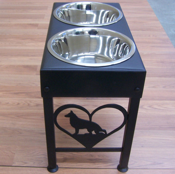 Elevated Dog Feeder Raised Bowls for German Shepherd Image 3
