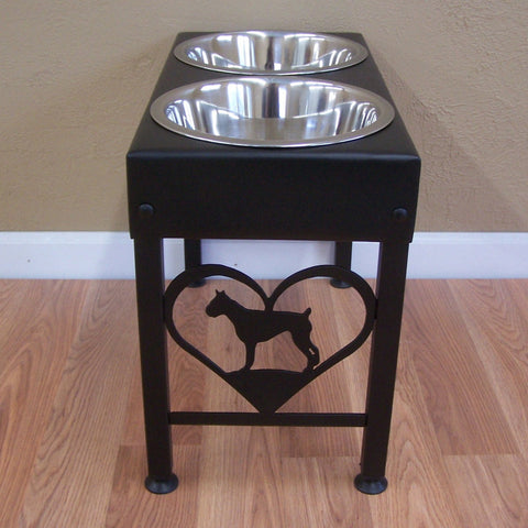 Boxer floor stand feeder black