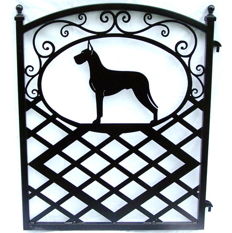 Custom Order for Courtney Double Great Dane Gates and Purple 10 Bowl Puppy Feeder