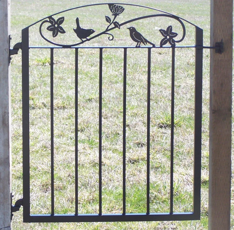 2 Custom bird gates with posts