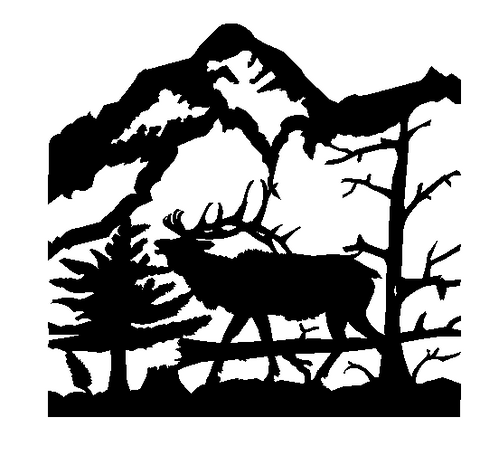Custom Elk Gate in black no shipping