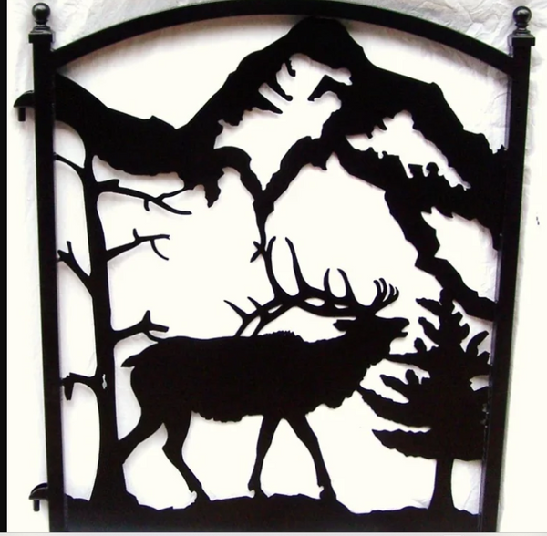 Custom Elk Gate in black no shipping