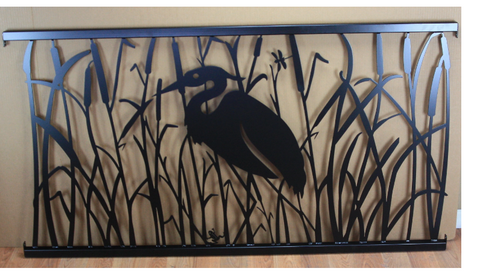 Custom Heron Railing Panel