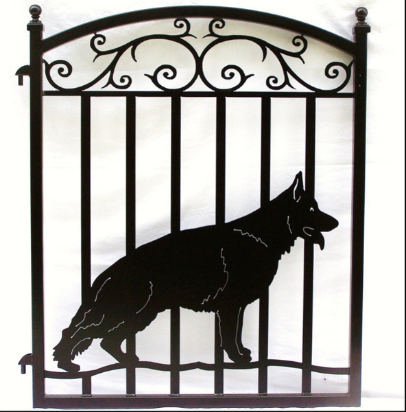 Custom Size German Shepherd Gate for Liz