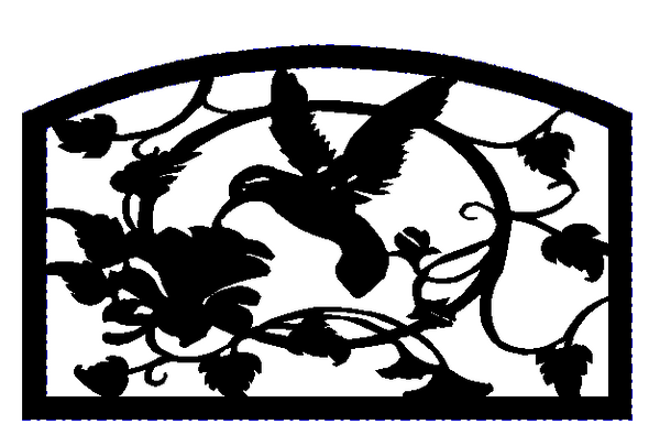 Custom Hummingbird Gate Insert