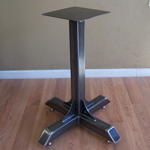 Bistro Style Industrial Steel Cafe Table Base