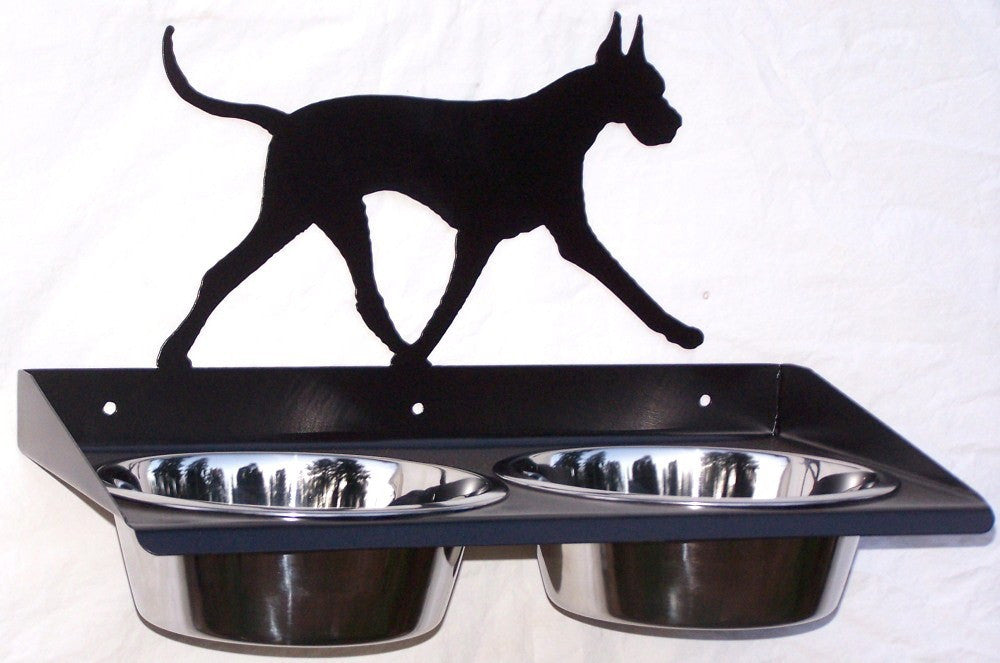 Great dane top raised feeder