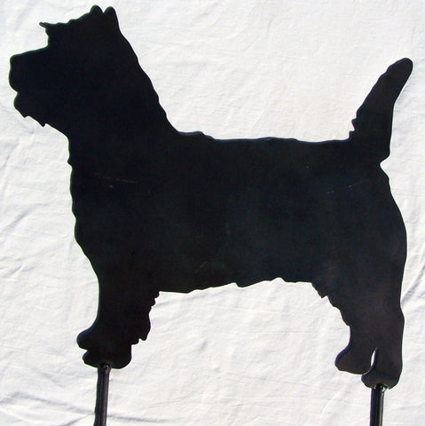 Cairn Terrier Metal Art Yard Ornament Outdoor Dog Decor Image 1
