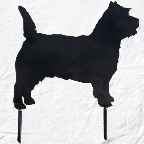 Cairn Terrier Metal Art Yard Ornament Outdoor Dog Decor Image 2