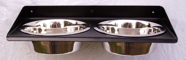 Raised Dog Feeder Elevated Wall Mount Medium Image 2