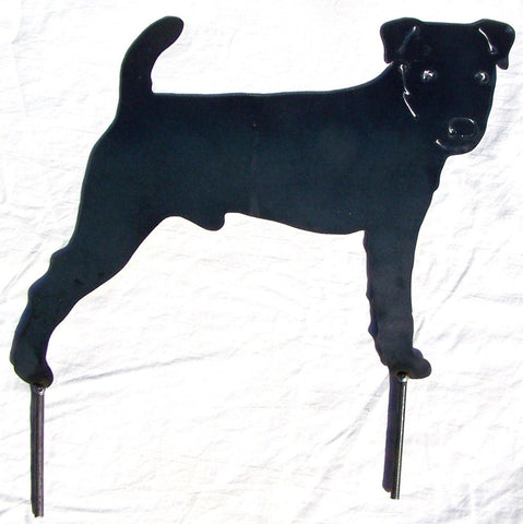 Jack Russell Terrier Art Metal Yard Stake Image 1
