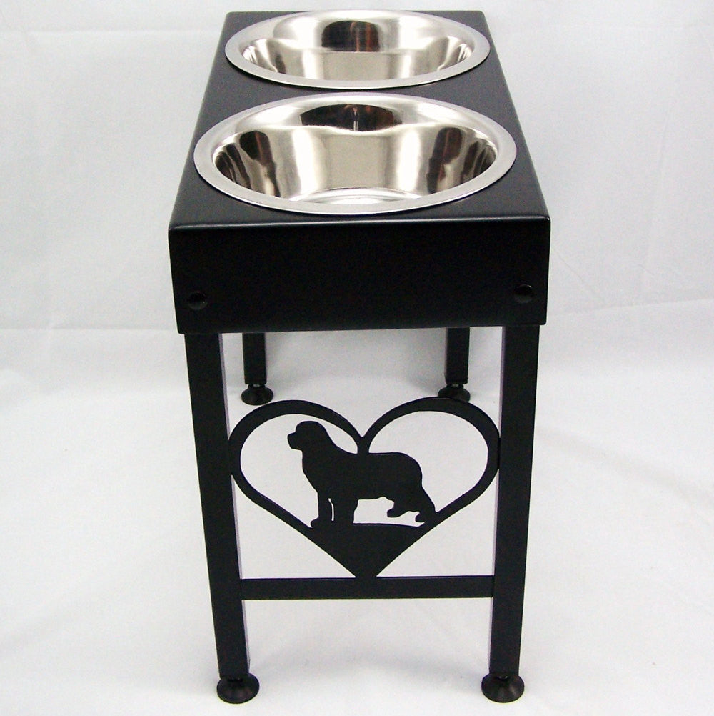 Metal dog bowl stand deals