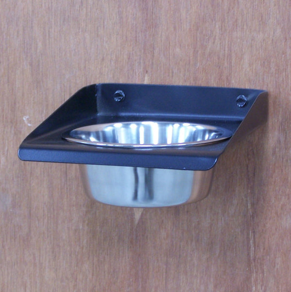 Dog feeder single bowl 1 quart wall mount Image 2