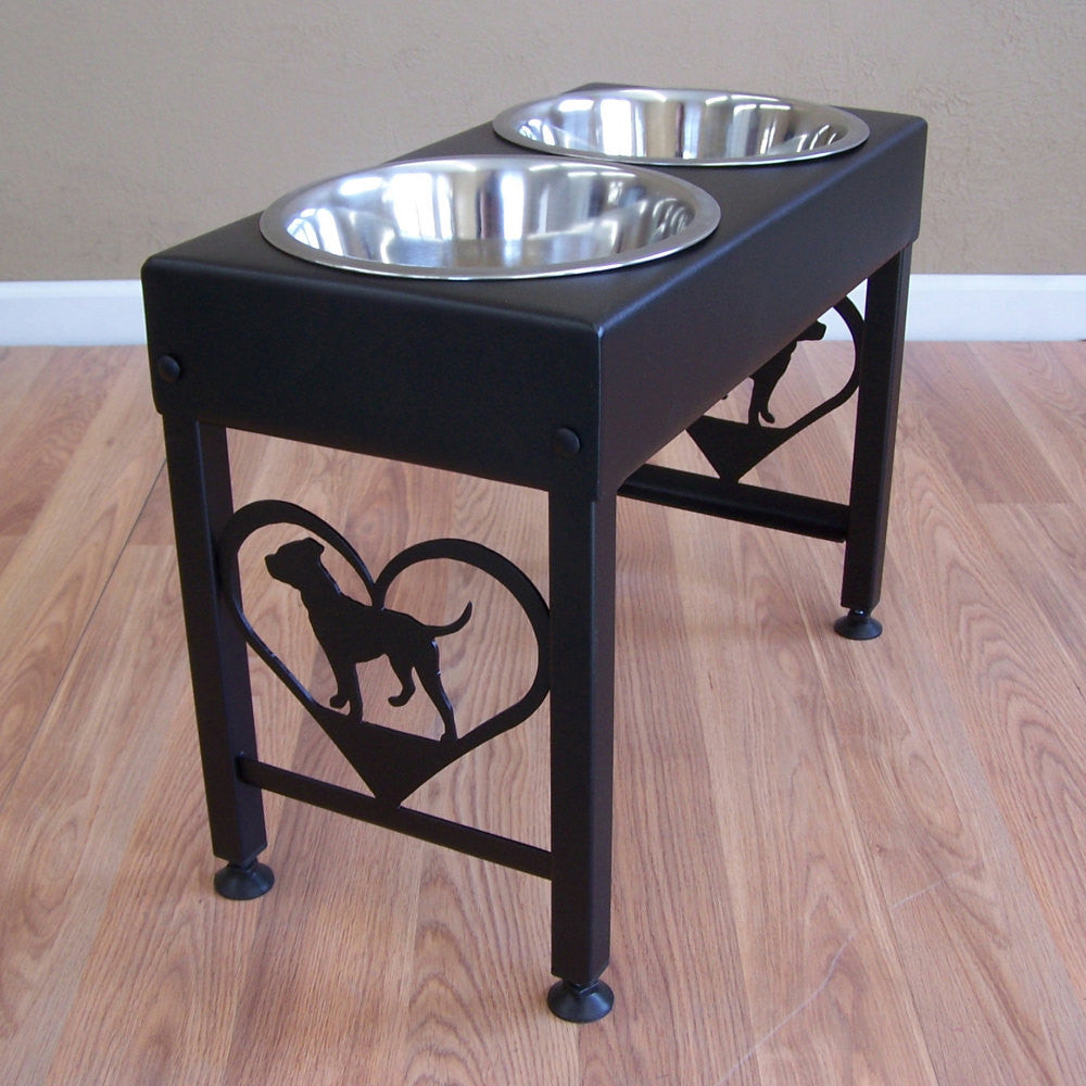 Triple raised dog sales bowls